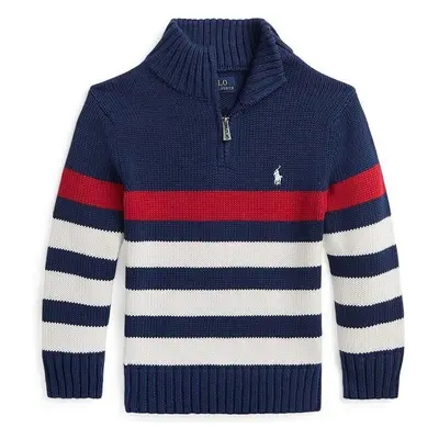 Dětský bavlněný svetr Polo Ralph Lauren červená barva, 322941102001 94305970