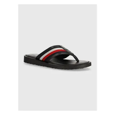 Žabky Tommy Hilfiger CORE TOE POST SANDAL pánské, černá barva, 92706312