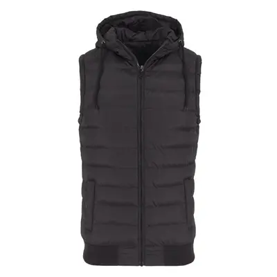 URBAN CLASSICS Small Bubble Hooded Vest - blk/blk 71843977