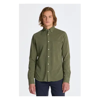 KOŠILE GANT REG GMNT DYED PIQUE SHIRT JUNIPER GREEN 84682251