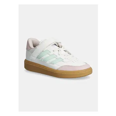 Dětské sneakers boty adidas COURTBLOCK EL C bílá barva, ID6503 93814529