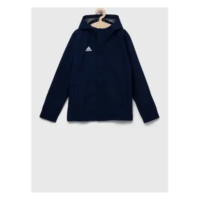 Dětská bunda adidas Performance ENT22 AW JKTY tmavomodrá barva 83074873