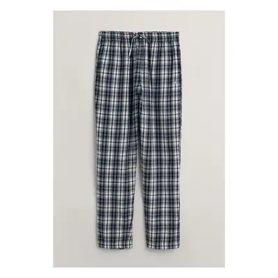 PYŽAMOVÉ KALHOTY GANT SMALL CHECK PAJAMA PANTS EVENING BLUE 85386221