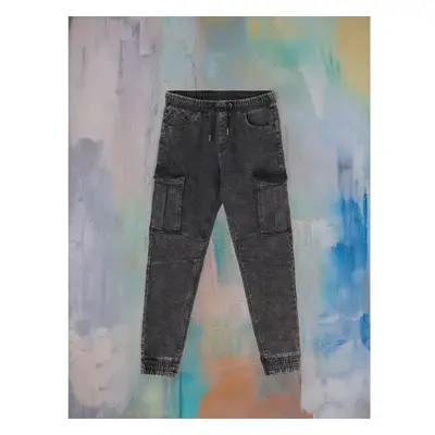 Sinsay - Kalhoty JOGGERS CARGO - šedá 95471182