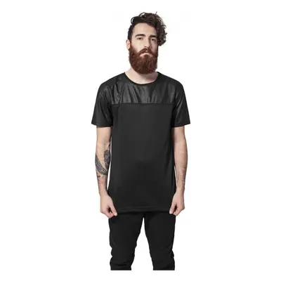 Tričko Urban Classics Football Mesh Long Jersey - blk/blk 57512523