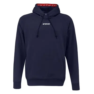 Pánská mMikina CCM Team Fleece Pullover Hoodie Navy 91799779