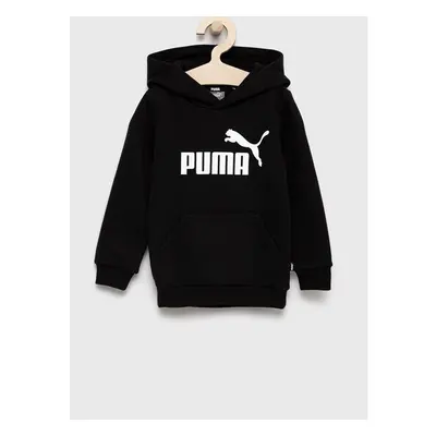 Dětská mikina Puma 586965 černá barva, s potiskem 95505035