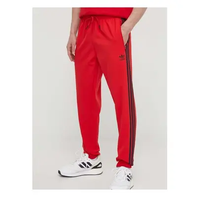 Tepláky adidas Originals červená barva, s aplikací, IS2808 89803889