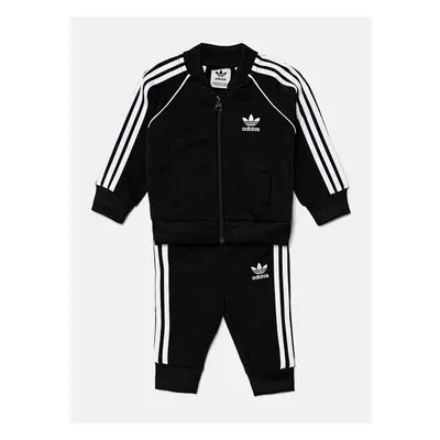 Kojenecká tepláková souprava adidas Originals SST TRACKSUIT černá 96003474