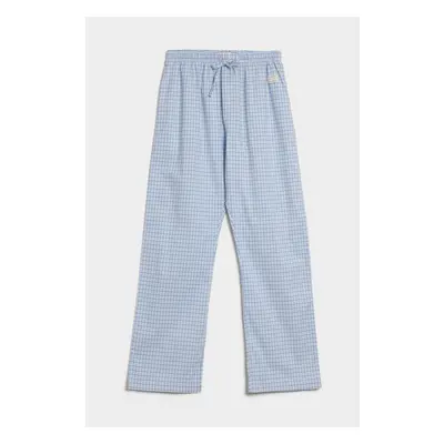 PYŽAMOVÉ KALHOTY GANT CHECK PAJAMA PANTS CAPRI BLUE 85175877