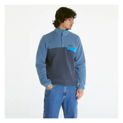 Mikina Patagonia Ms LW Synch Snap-T Pullover Hoody Smolder Blue 91587357