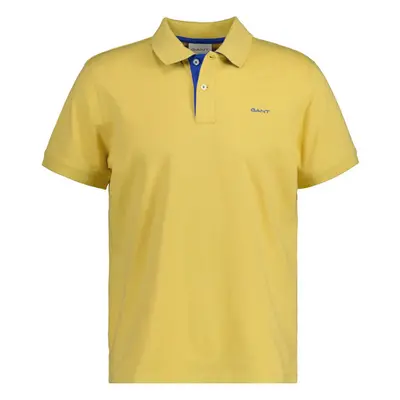 POLOKOŠILE GANT REG CONTRAST PIQUE SS RUGGER PARCHMENT YELLOW 84605961