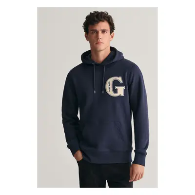 MIKINA GANT G GRAPHIC HOODIE EVENING BLUE 87543002