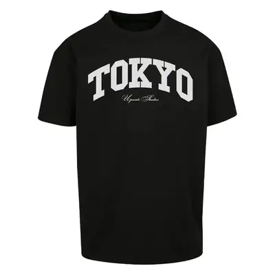 Mister Tee Oversize tričko Tokyo College černé 87560098