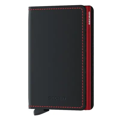 Kožená peněženka Secrid SM.Black.Red-Black.Red 87920844