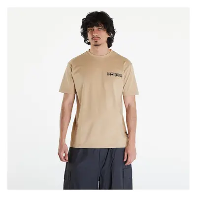 Tričko Napapijri Kotcho Short Sleeve T-Shirt Beige L 91442866