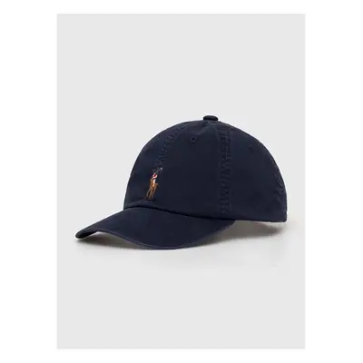 Kšiltovka Polo Ralph Lauren tmavomodrá barva, hladká 92836408