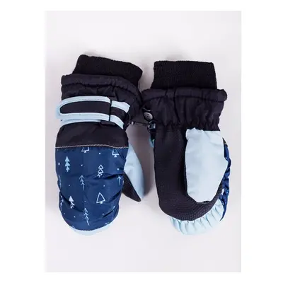 Yoclub Kidss Childrens Winter Ski Gloves REN-0227C-A110 Navy Blue 75436144