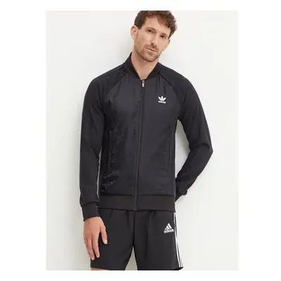 Mikina adidas Originals pánská, černá barva, hladká, IZ2541 95581910