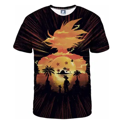 Aloha From Deer Super Saiyan T-Shirt TSH AFD398 Orange 77021747