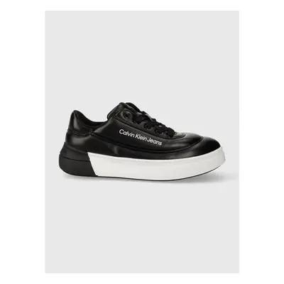 Dětské sneakers boty Calvin Klein Jeans černá barva 83859308