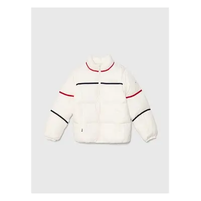 Dětská bunda Tommy Hilfiger bílá barva, KS0KS00593 94671606