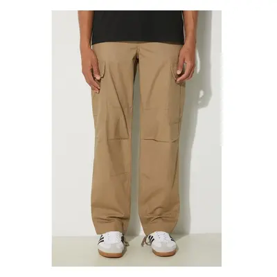 Bavlněné kalhoty Carhartt WIP Regular Cargo Pant béžová barva, 95192893