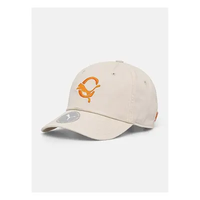 Bavlněná baseballová čepice Puma PUMA x CARROTS Dad Cap béžová barva, 95882141