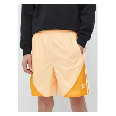 Kraťasy adidas Originals pánské, oranžová barva 73669853