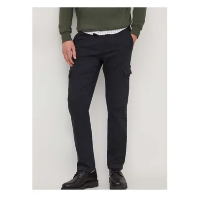 Kalhoty Pepe Jeans GYMDIGO CARGO PANT pánské, černá barva, přiléhavé, 87971908