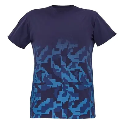 Cerva CRV Tričko pánské krátkým rukávem NEURUM Camouflage Navy 89401937