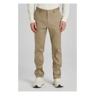 KALHOTY GANT SLIM COT/LINEN SUIT PANTS DESERT BROWN 89868579