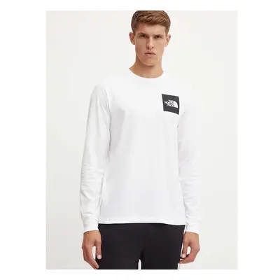 Tričko s dlouhým rukávem The North Face L/S Fine Tee bílá barva, s 95223871