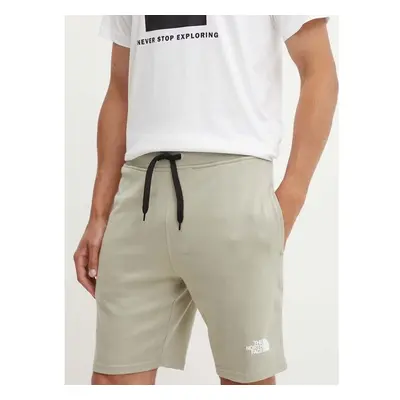 Bavlněné šortky The North Face Graphic Short Light šedá barva, 95326009