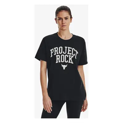 Tričko Under Armour Project Rock Heavyweight Campus T-Shirt Black XS 88559463