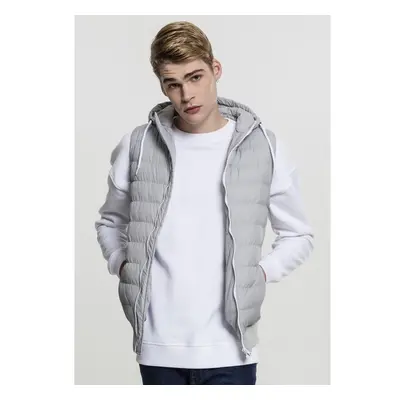 Urban Classics Small Bubble Hooded Vest gry/wht 91328322