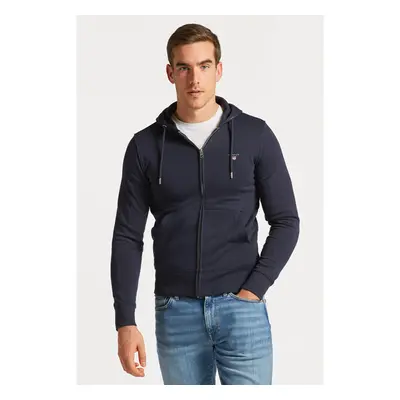 MIKINA GANT D1. THE ORIGINAL FULL ZIP HOODIE EVENING BLUE 76936205