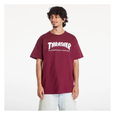 Tričko Thrasher Skate Mag T-Shirt Maroon S 87309252