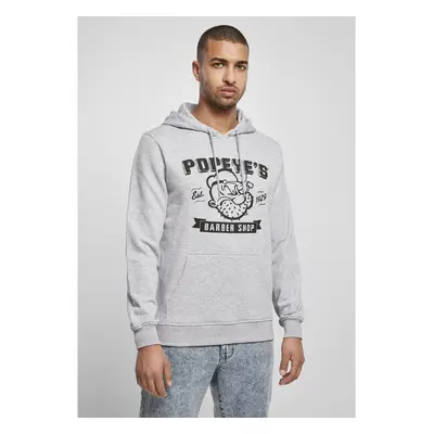 Merchcode Popeye Barber Shop Hoody šedá 87561880