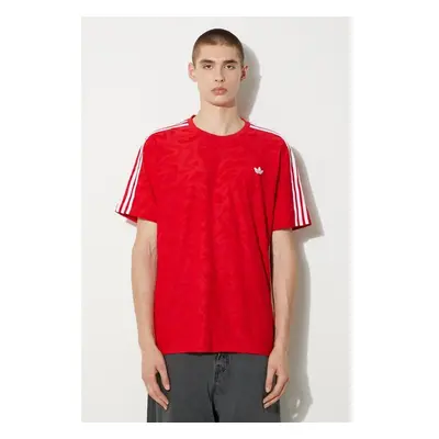 Tričko adidas Originals Premium Jersey červená barva, IX7349 94874613