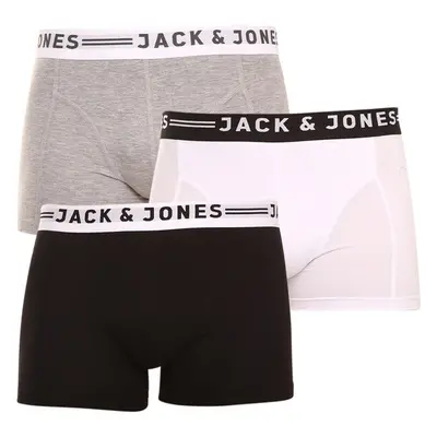 3PACK pánské boxerky Jack and Jones vícebarevné (12081832 - light grey 63597016