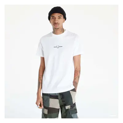 Tričko FRED PERRY Embroidered T-Shirt White S 82641340