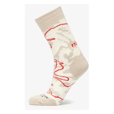 FTSHP Ponožky Footshop Giza Desert Socks Ecru/ Red 39-42 83705291