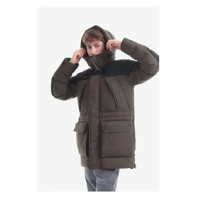 Péřová bunda Woolrich Male Mixed Media Teton Parka CFWOOU0524MRUT172 84007137