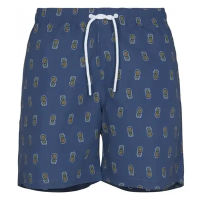 Pánské koupací šortky Urban Classics Pattern Swim Shorts - pineapple 84287208