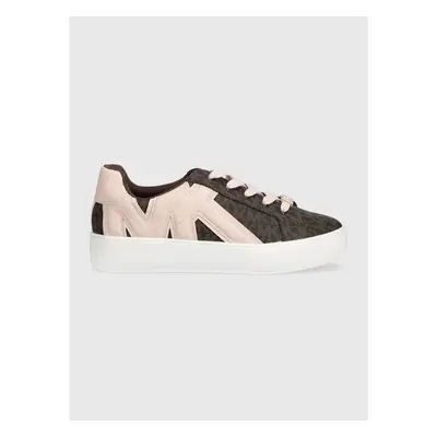 Dětské sneakers boty Michael Kors hnědá barva 85059529