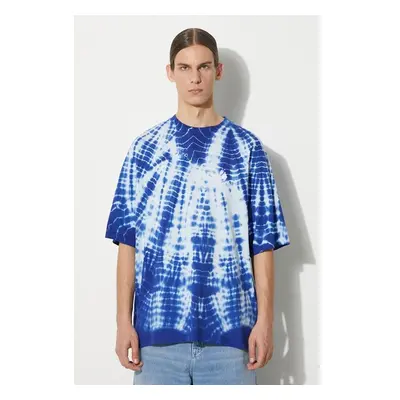 Bavlněné tričko Marcelo Burlon Aop Soundwaves Over 92249413