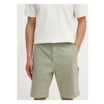 Kraťasy Pepe Jeans CARPENTER SHORT pánské, zelená barva, PM801101 92835382