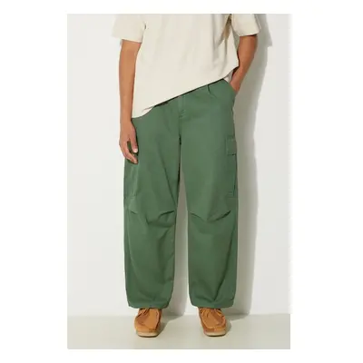 Kalhoty Carhartt WIP Cole Cargo Pant pánské, zelená barva, ve střihu 95192895