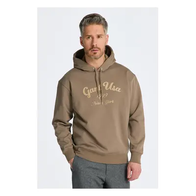 MIKINA GANT GRAPHIC HOODIE DESERT BROWN 85175852